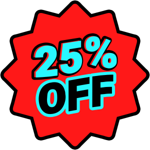 25% OFF